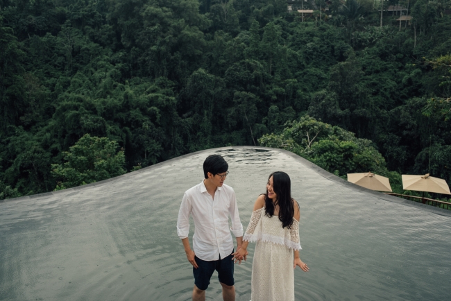 Korean couple honeymoon in Bali